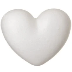 SET 2PZ CUORI POLISTIROLO 10 CM APRIBILE DECOUPAGE DECORARE SAN VALENTINO 198924
