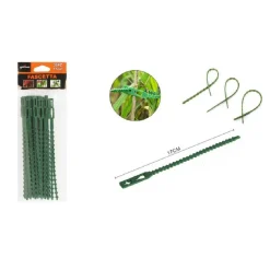 SET 30PZ FASCETTE BORDI SEGHETTATI FASCETTA PER PIANTE DA 17 CM REGOLABILI 56872