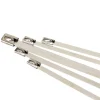 SET 21PZ FASCETTE DI METALLO SIGILLO 4.6x250MM AUTO STRINGENTI CABLAGGIO FERMACAVO