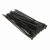 SET 100PZ FASCETTE SERRACAVO AUTOBLOCCANTI IN NYLON NERO 4.8MM X 250MM 48-250-N