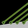 SET 100PZ FASCETTE SERRACAVO AUTOBLOCCANTI IN NYLON VERDE 4.8MM X 350MM 48-350-V