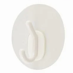 SET 2PZ GANCI ADESIVI APPENDINO DOPPIO PARETE BAGNO CUCINA CASA ATTACCAPANNI 87364