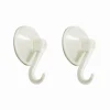 SET 2PZ GANCI APPENDINI PARETE A VENTOSA CUCINA BAGNO ATTACCAPANNI BIANCHI 59673