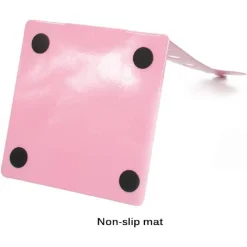 SET 2PZ GRAZIOSO FERMA LIBRI A FORMA DI GIRAFFA IN METALLO SCRIVANIA BAMBINI ROSA