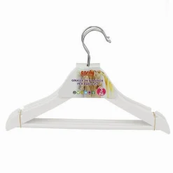 SET 3PZ GRUCCE STAMPELLE APPENDIABITI VESTITI PANTALONI PER BAMBINI BIANCO 79313