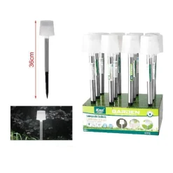 SET 12PZ LAMPADA AD ENERGIA SOLARE 36 CM CON PICCHETTO GIARDINI VIALETTI 2003020