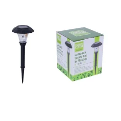 SET 18PZ LAMPADA SOLARE LED IN PLASTICA PICCHETTO GIARDINO NERA 14X42CM 4125004