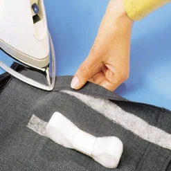 SET 3PZ NASTRO TERMOADESIVO NASTRI DI TESSUTO STOFFA 2CM LUNGHEZZA 8MT ADESIONE CON FERRO STIRO