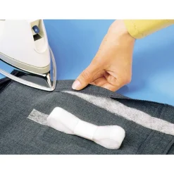 SET 3PZ NASTRO TERMOADESIVO NASTRI DI TESSUTO STOFFA 2CM LUNGHEZZA 8MT ADESIONE CON FERRO STIRO