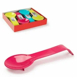 SET 2PZ POGGIAMESTOLO POGGIA MESTOLO IN PLASTICA COLORATA ACCESSORI CUCINA 11540