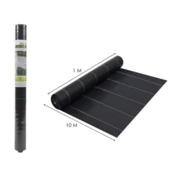 SET 3PZ RETE ANTI ERBA TELO PACCIAMATURA ORTO GIARDINO SERRA 1X10MT RESISTENTE 129912