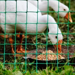 SET 3PZ RETE METALLICA PLASTIFICATA PER RECINZIONE CANCELLI GIARDINO 1.5X3MT 223097