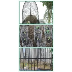 SET 2PZ RETE METALLICA ZINCATA MAGLIA ESAGONALE 1.5X3MT RECINZIONE PROTEZIONE 020255