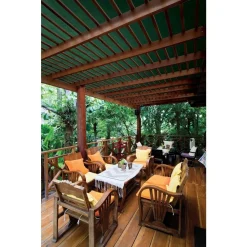 SET 2PZ RETE OMBREGGIANTE SCHERMANTE VERDE 1X5MT PROTEZIONE GIARDINI TERRAZZE 134700