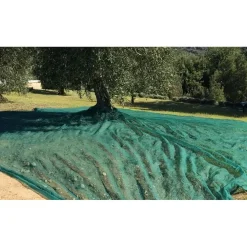 SET 3PZ RETE PER RACCOLTA OLIVE FRUTTA PIANTAGIONI RESISTENTE DUREVOLE 3X8MT VERDE 222270