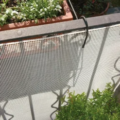 SET 3PZ RETE PROTETTIVA IN PLASTICA PER AIUOLE BIANCA 1X3MT A MAGLIA QUADRA 5X5MM 76386