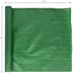 SET 2PZ ROTOLO RETE OMBREGGIANTE VERDE FITTA 1X10MT PROTEZIONE GIARDINI TERRAZZE 017065