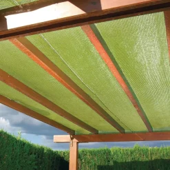 SET 3PZ ROTOLO RETE OMBREGGIANTE BEIGE FITTA 1.5X5MT PROTEZIONE GIARDINI TERRAZZE 017069