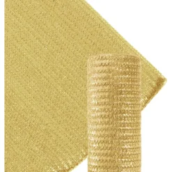 SET 3PZ ROTOLO RETE OMBREGGIANTE BEIGE FITTA 1.5X5MT PROTEZIONE GIARDINI TERRAZZE 017069