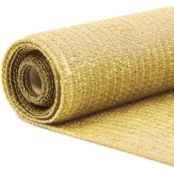 SET 3PZ ROTOLO RETE OMBREGGIANTE BEIGE FITTA 1X5MT PROTEZIONE GIARDINI TERRAZZE 017068