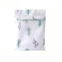 SET 2PZ SACCHETTO LAVAGGIO RETE CON CERNIERA BIANCHERIA 40X50CM A FANTASIA 58128