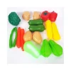 SET 18PZ SPESA ALIMENTI VERDURA ORTAGGI IN PLASTICA SABBIA GIOCO SPIAGGIA MARE CASA BAMBINI