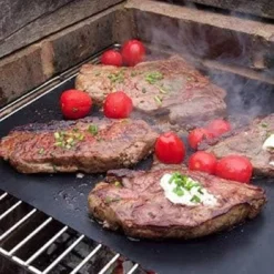 SET 6PZ TAPPETINI IN TEFLON PER GRIGLIA BARBECUE 40X33 CM RIUTILIZZABILI 7823804