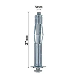 SET 3PZ TASSELLI METALLICI ESPANDIBILI VITI A ESPANSIONE STILE I 5 X 37 MM 92851