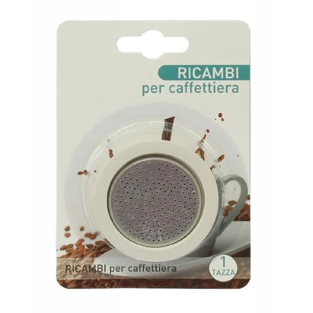 SET RICAMBI GUARNIZIONE GOMMA FILTRO PER CAFFETTIERA MOKA CAFFÈ 1 TAZZA 53324