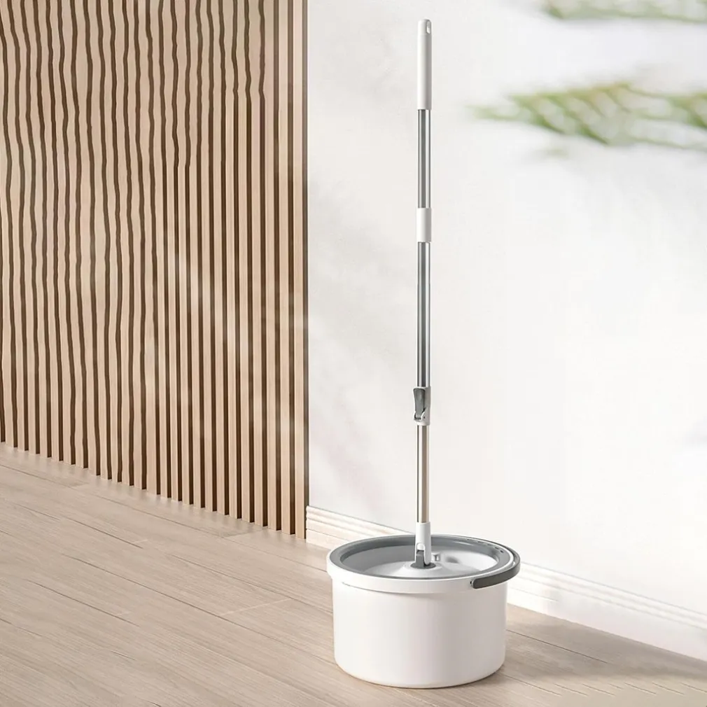 SET SCOPA SECCHIO IGIENICO MANI LIBERE SISTEMA PULIZIA PAVIMENTI CAPACITÀ 2,5 LT