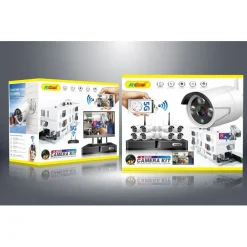 SET SISTEMA DI REGISTRAZIONE SORVEGLIANZA CCTV INTEGRATO 8 TELECAMERE 4K Q-S8PRO