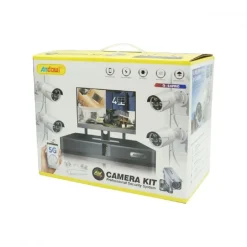 SET SISTEMA DI SORVEGLIANZA REGISTRAZIONE 4K HD TELECAMERA 4 CANALI CCTV Q-S4PRO