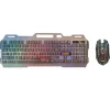 SET TASTIERA MOUSE DA GIOCO TASTI RETROILLUMINATI RGB LINGUA INGLESE USA Q808
