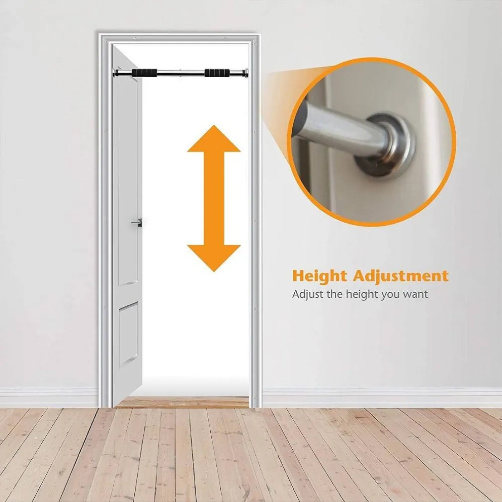 SET TRAINING SBARRA PER TRAZIONI ALLENARE MUSCOLI REGOLABILE PORTA DA 0,8 A 1,2MT