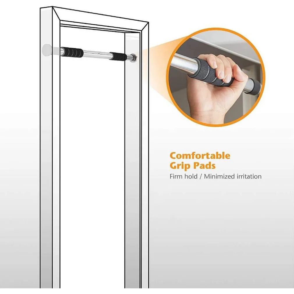 SET TRAINING SBARRA PER TRAZIONI ALLENARE MUSCOLI REGOLABILE PORTA DA 0,8 A 1,2MT