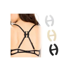 SET TRE CLIP PER NASCONDERE LE BRETELLE DEL REGGISENO IN TRE COLORI