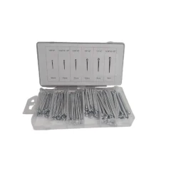 SET UNIVERSALE ASSORTIMENTO COPPIGLIE 144 PEZZI PERNI FERMI DI SICUREZZA