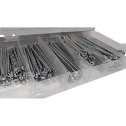 SET UNIVERSALE ASSORTIMENTO COPPIGLIE 144 PEZZI PERNI FERMI DI SICUREZZA