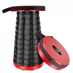 SGABELLO TELESCOPICO PIEGHEVOLE SEDIA DA PESCA PORTATILE COMPATTA SGABELLO