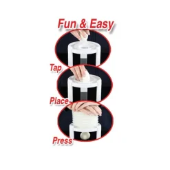 SGUSCIA UOVA UOVO SODO SBUCCIA PELA PULIRE ESTRATTORE ARIA SOTTOVUOTO PRESSIONE