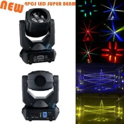SHARPY SUPER BEAM LED 4X25 100W COME 5R 2R EFFETTI MULTI FASCIO AC POWERCON