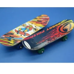 SKATEBOARD SKATE IN LEGNO VARIE FANTASIE COLORATO BAMBINI RAGAZZI 61CM