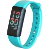 SMART BAND SMARTBAND BRACCIALE AZZURRO OROLOGIO BLUETOOTH PER ANDROID IOS