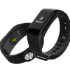SMART MINI BRACCIALE WATCH NERO SPORT BLUETOOTH 4.0 BATTITO PRESSIONE ANDROID IOS