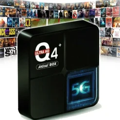 SMART TV BOX 4 GB RAM + 64 GB Q4 MINI MINI PC ANDROID 10 ULTRA 6K TELECOMANDO
