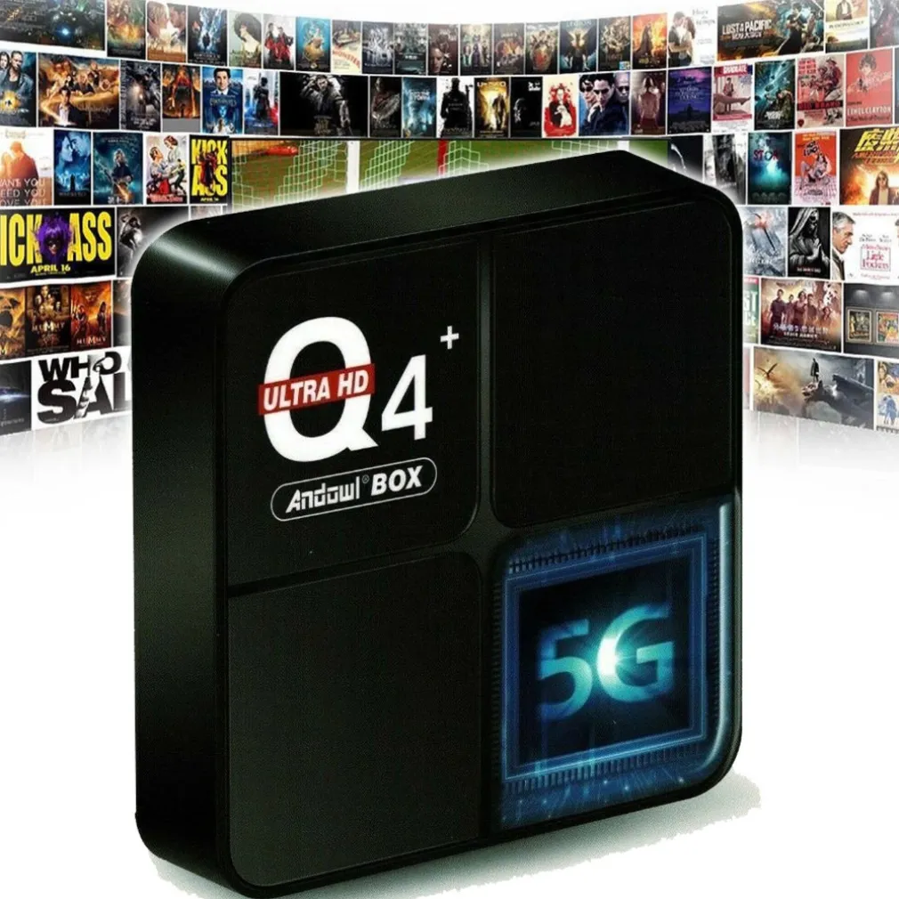 SMART TV BOX 4 GB RAM + 64 GB Q4 MINI MINI PC ANDROID 10 ULTRA 6K TELECOMANDO