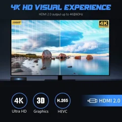 SMART TV BOX QT5 WIFI HDMI SUPPORTA 5G RISOLUZIONE 4K CONNETTIVITÀ BLUETOOTH WIFI