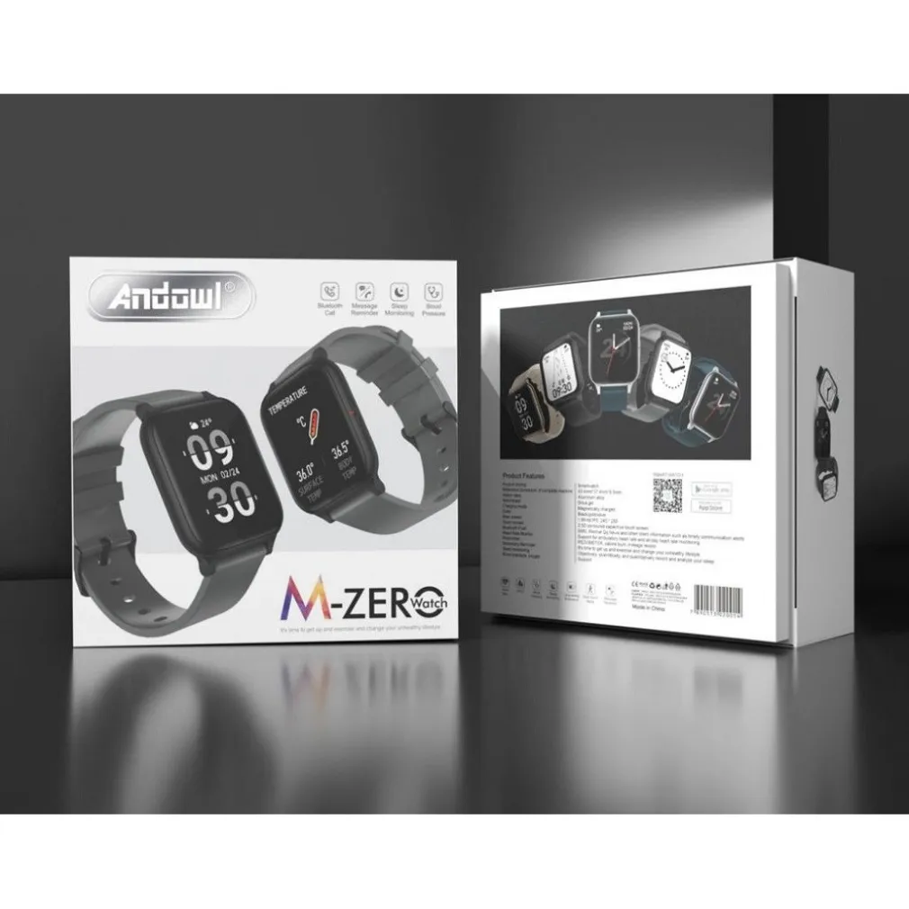 SMART WATCH OROLOGIO MONITOR DEL SONNO CONTAPASSI FREQUENZA CARDIACA M-ZERO