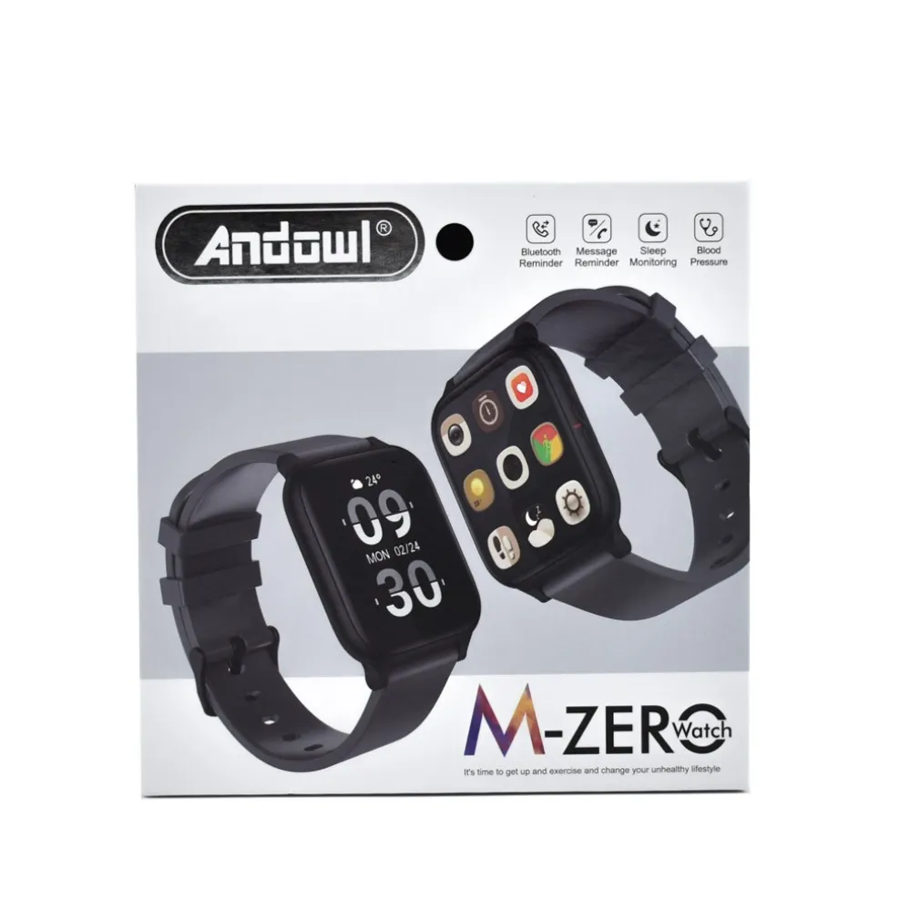 SMART WATCH OROLOGIO MONITOR DEL SONNO CONTAPASSI FREQUENZA CARDIACA M-ZERO