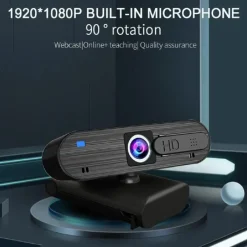 SMART WEBCAM 4K H703 CON MICROFONO INTEGRATO PER VIDEOCHIAMATE TRASMISSIONI LIVE